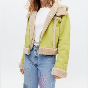 Urban Outfitters Roselyn Faux Shearling Jacket